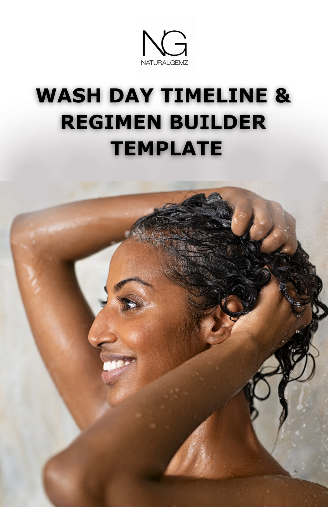 FREE Wash Day Timeline & Regimen Builder Template