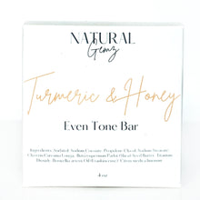 Load image into Gallery viewer, Turmeric &amp; Honey Even Tone Bar (Unisex Item)
